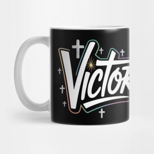 VICTORER – Neon Graffiti Christian Street Art Mug
